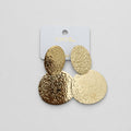 Boucles d'oreilles fantaisie couleur doré