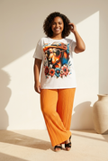 T shirt coloré à motif