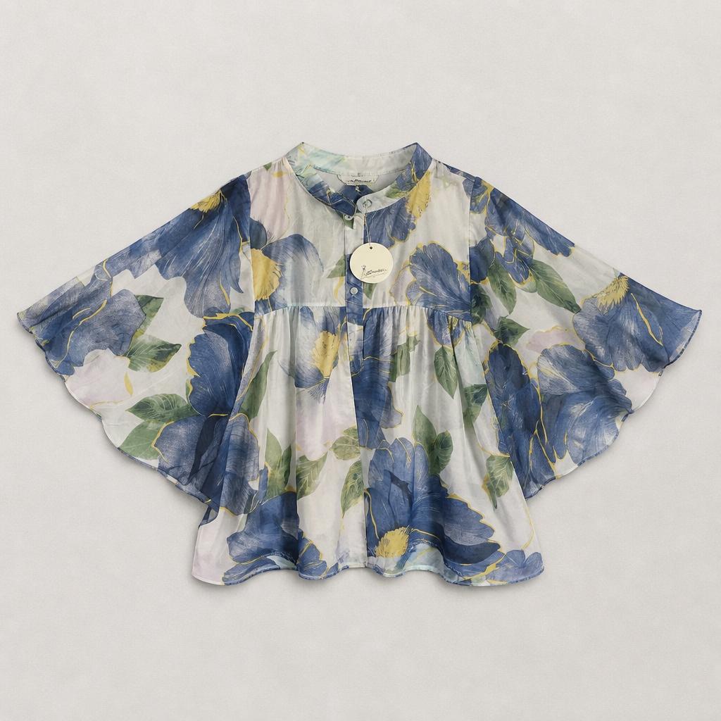 Blouse manches chauve-souris