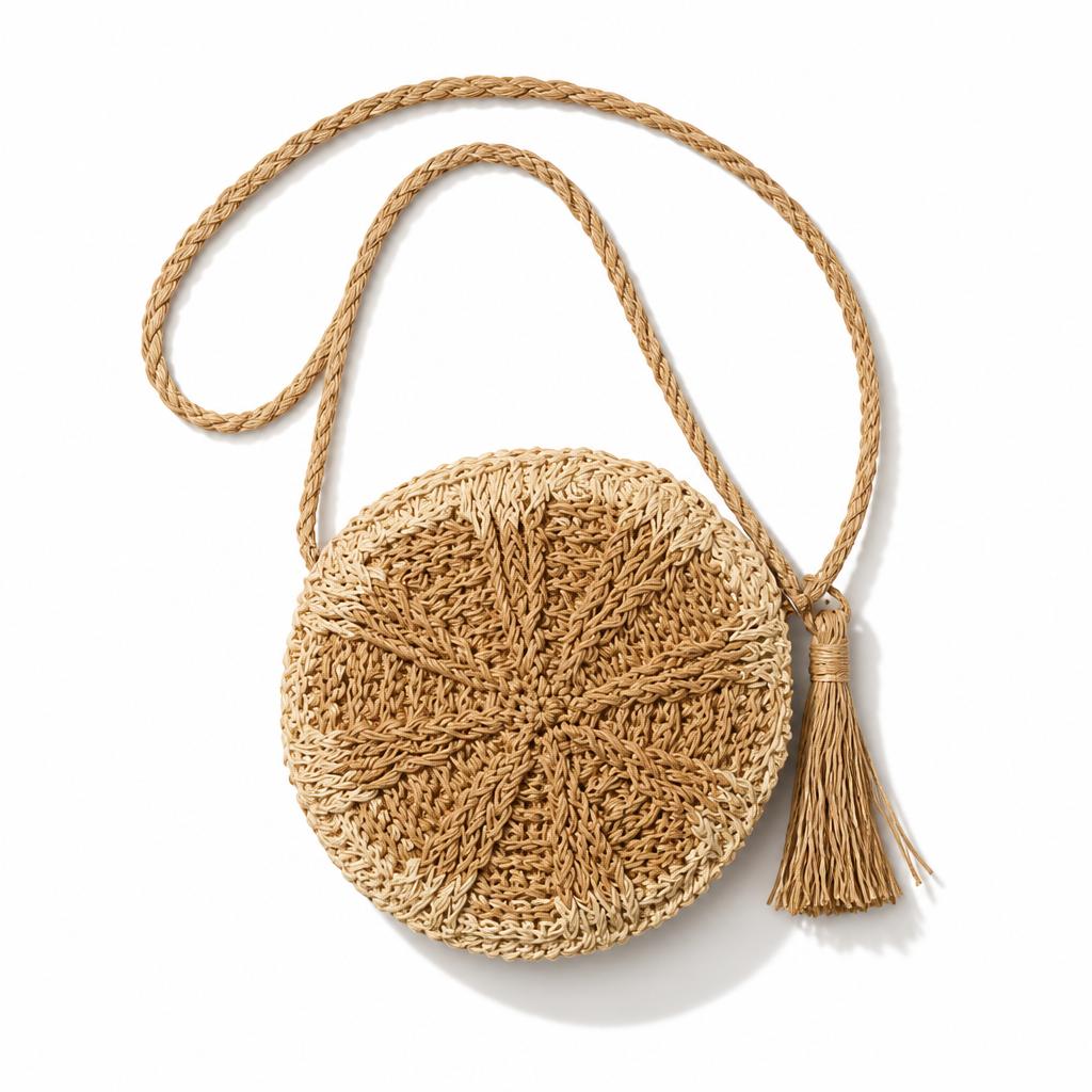 Sac à main rond estival
